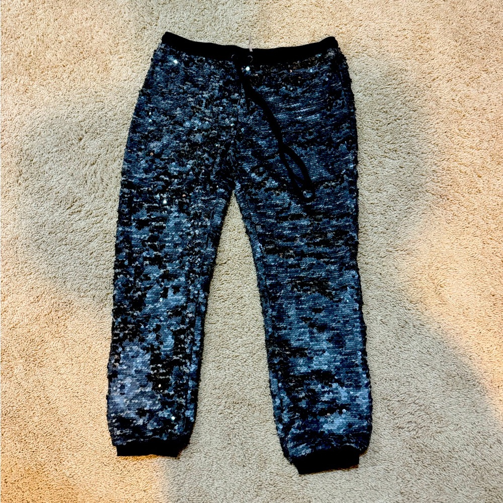 Free People sequin joggers